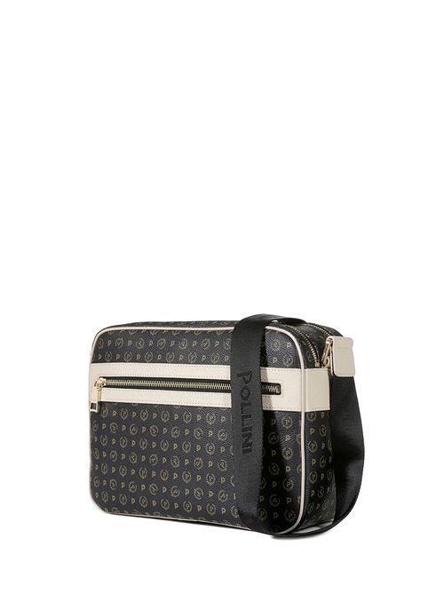 Borsa A Spalla Heritage Logo Classic Nero/avorio POLLINI | TE8402PP02Q11/00C